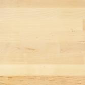 Solid block worktop, SWF30, birch/untreated