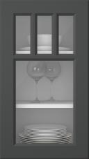 Painted door, Pigment, PM40KA, Anthracite (clear glass)