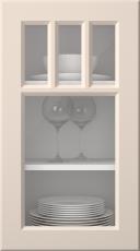 Painted door, Pigment, PM40KA, Vanilla Cream (clear glass)