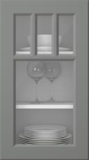 Painted door, Pigment, PM40KA, Dust Grey (clear glass)