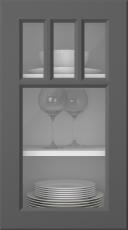 Painted door, Pigment, PM40KA, Graphite Grey (clear glass)