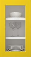 Painted door, Pigment, PM40LA, Yellow (clear glass)