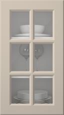 Painted door, Pigment, PM40RU, Cashmere (clear glass)