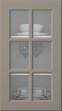 Painted door, Pigment, PM40RU, Stone Grey (clear glass)