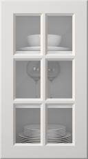 Painted door, Pigment, PM40RU, Arctic White (clear class)
