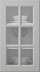 Painted door, Pigment, PM40RU, Light Grey (clear glass)