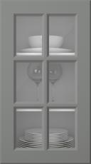 Painted door, Pigment, PM40RU, Dust Grey (clear glass)