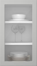 Painted door, Petite, PM60LA, Light Grey (clear glass)