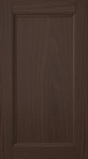 Oak door, Woody, PP25, Dark brown