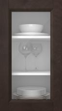 Birch door, Woody, PP25LA, Chestnut (clear glass)