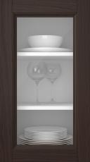 Oak door, Woody, PP25LA, Chestnut (clear glass)