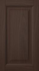 Oak door, Natural, PP54, Dark brown