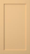 Birch door, Frame, PP60, Mustard