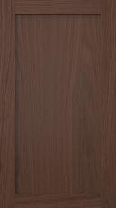 Oak door, Frame, PP60, Pecan
