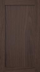 Oak door, Frame, PP60, Pecan
