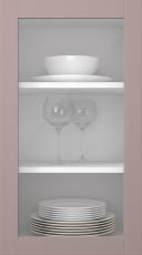 Birch door, Frame, PP60LA, Mallow (clear glass)