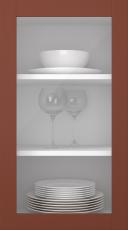 Birch door, Frame, PP60LA, Umbra (clear glass)