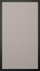 Aluminium frame door, Mist, TAL20, Black (Champagne beige)