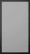 Aluminium frame door, Mist, TAL20, Black (Metal silver)