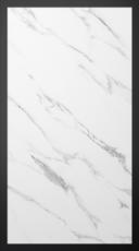 Aluminium frame door, Mist, TAL20, Black (White marble)