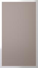 Aluminium frame door, Mist, TAL20, Aluminium (Champagne bronze)