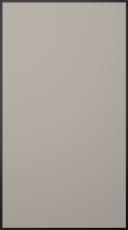 Aluminium frame door, Light, TAL30, Black (Champagne beige)