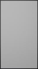 Aluminium frame door, Light, TAL30, Black (Metal grey)