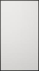 Aluminium frame door, Light, TAL30, Black (Mother of pearl, white )