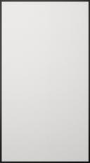 Aluminium frame door, Light, TAL30, Black (Mother of pearl, white )