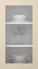 Painted door, Preesens, TM10LA, Light cream (clear glass)