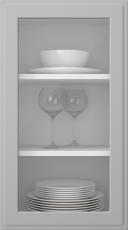 Painted door, Step, TM65LA, Light Grey (clear glass)