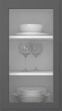 Painted door, Step, TM65LA, Graphite Grey (clear glass)