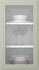 Painted door, Step, TM65LA, Sage (clear glass)