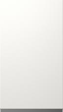 Lacquered door, Variant, TML874A, White, satin  (ph41 black handle)