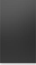 Lacquered door, Variant, TML874A, Jet black, satin (ph49 white handle)