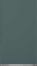 Lacquered door, Variant, TML874A, Stone green, matt  (ph50 MetalGrey handle)