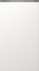 Lacquered door, Variant, TML874Y, White, satin  (ph50 MetalGrey handle)
