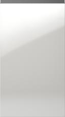 Lacquered door, Variant, TML874Y, White, highgloss  (ph41 black handle)