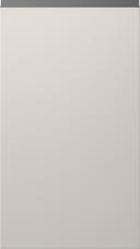 Lacquered door, Variant, TML874Y, Light grey, satin  (ph41 black handle)