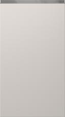 Lacquered door, Variant, TML874Y, Light grey, satin  (ph50 MetalGrey handle)