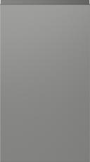 Lacquered door, Variant, TML874Y, Dust grey, satin  (ph41 black handle)