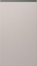 Lacquered door, Variant, TML874Y, Cashmere, satin  (ph41 black handle)