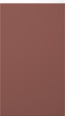 Lacquered door, Variant, TML874Y, Rusty red, matt  (ph49 white handle)