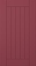 Painted door, Stripe, TMU11, Cranberry