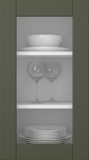 Painted door, Stripe, TMU11LA, Moss (clear glass)