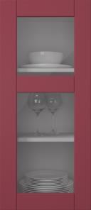 Painted door, Simple, TMU13KPOLA2, Cranberry (clear glass)