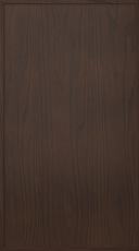 Oak door, Rim, TP12P, Dark brown