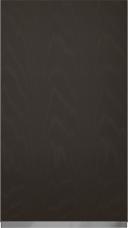 Oak door M-Classic TP43P4A, Dark chocolate (ph50 MetalGrey handle)