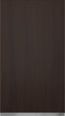 Oak door M-Classic TP43P4A, Dark brown (ph50 MetalGrey handle)