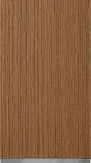 Special veneer door M-Classic TP43P4A, Oiled Teak burma (ph50 MetalGrey handle)